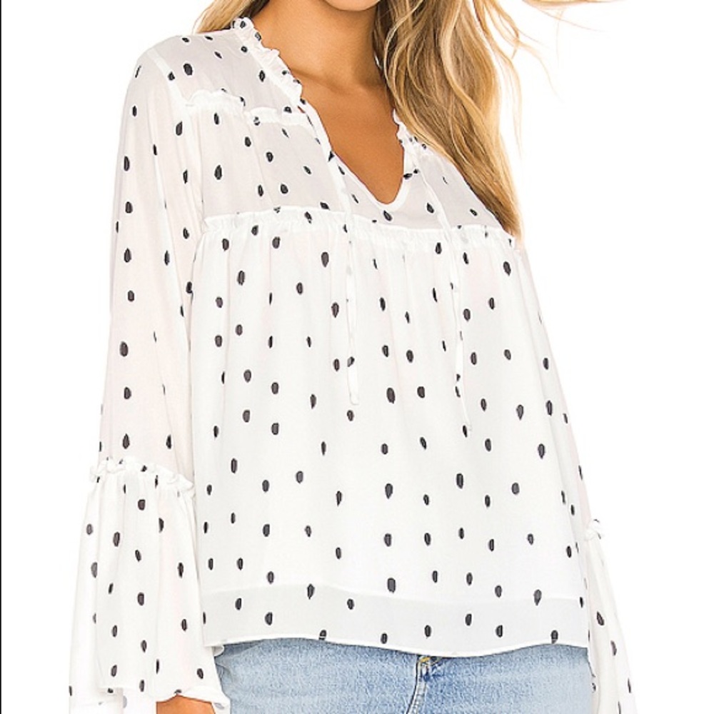 Central Park West Rosewood Dot Top